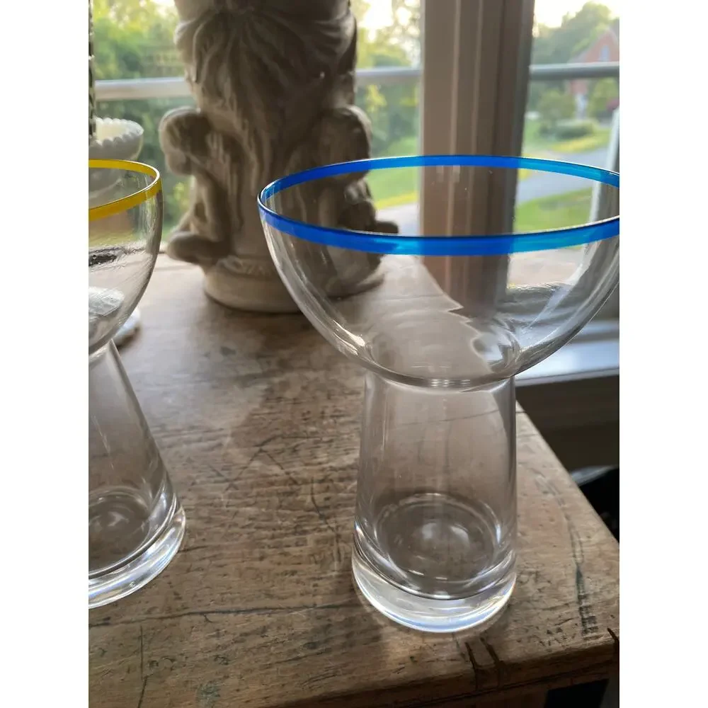 CHEF'S COUNTER 4PC MARGARITA GLASS 11 oz SET New in box